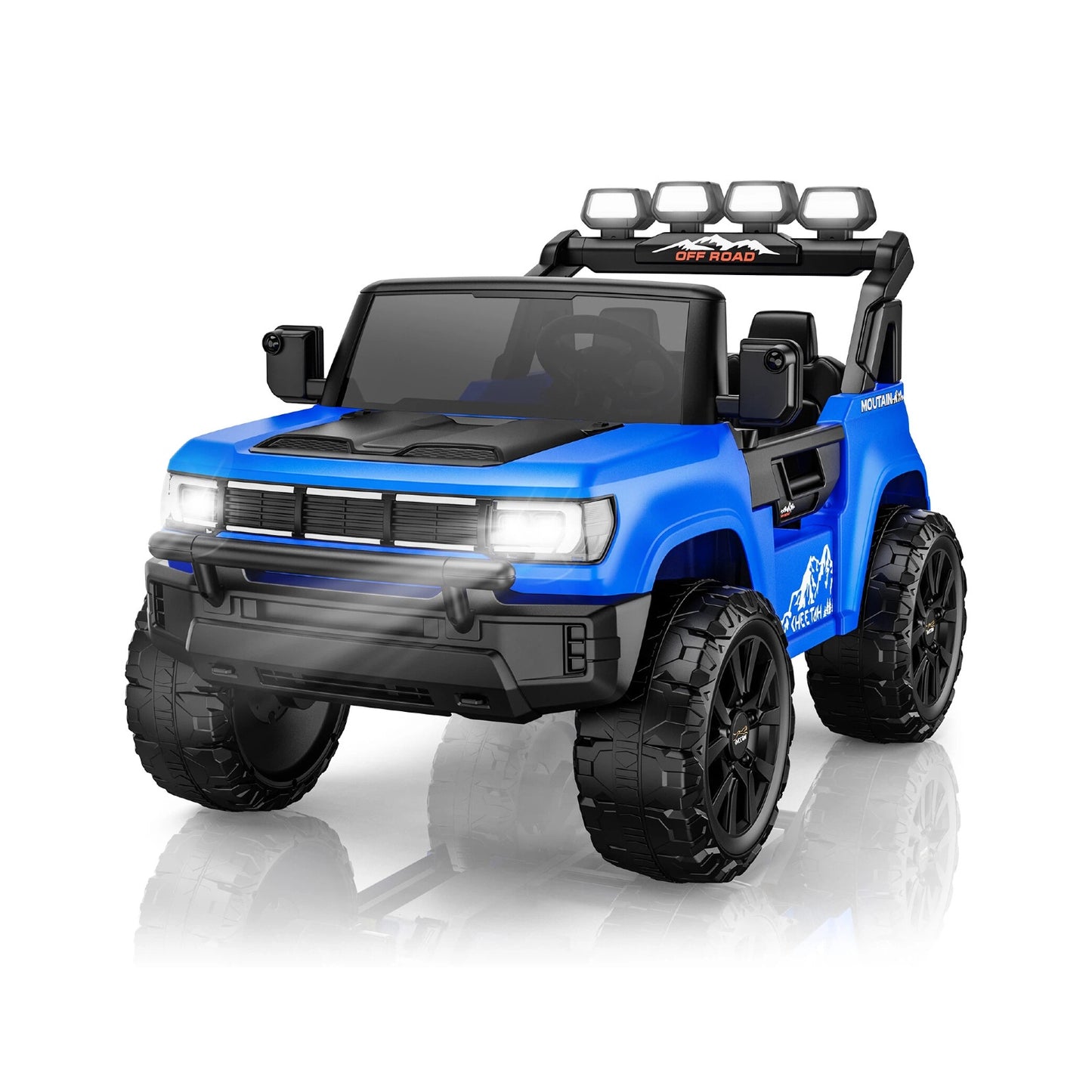 JOYSTROLL FD50 24V 2-Seater Kids Ride On Car-Blue